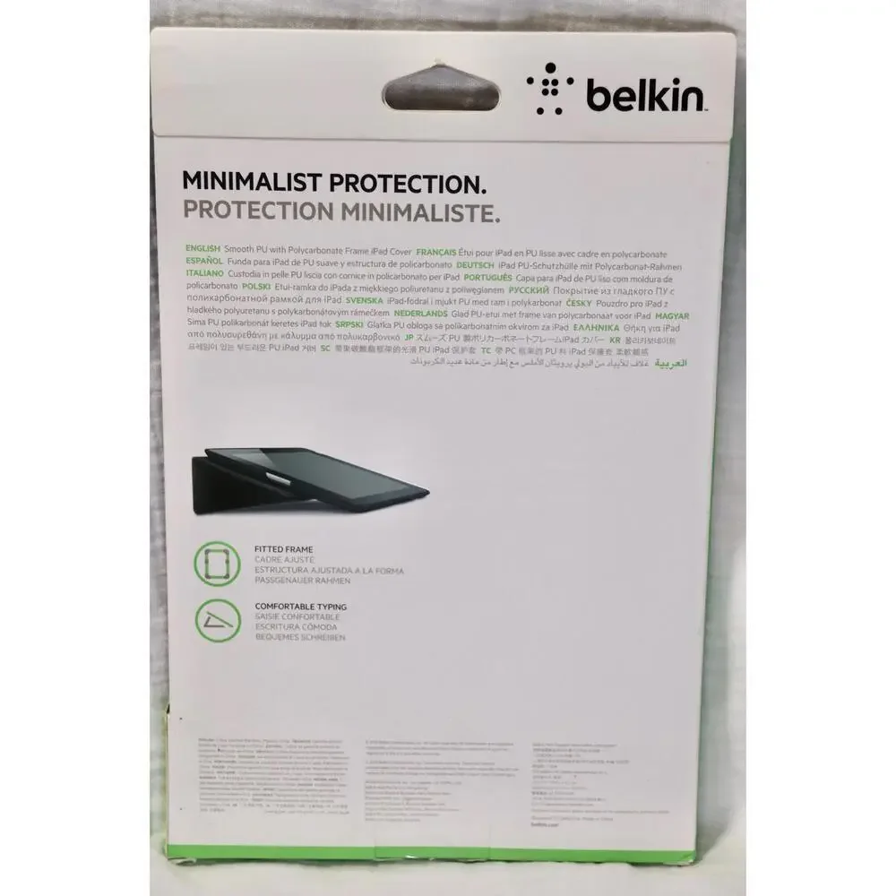 Belkin iPad Air Case Folding Folio Blue Mag Close NEW